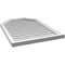 Ekena Millwork Octagonal Top Surface Mount PVC Gable Vent w/ 2"W x 2"P Brickmould Sill Frame, 28"W x 40"H GVPOT28X4003SN - alternate 5